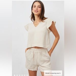 Rails Leighton shorts Flax size Small